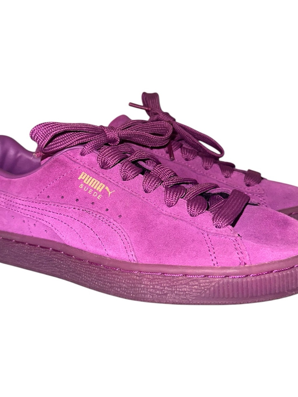 Puma Suede Low-Top Sneakers - Fuchsia